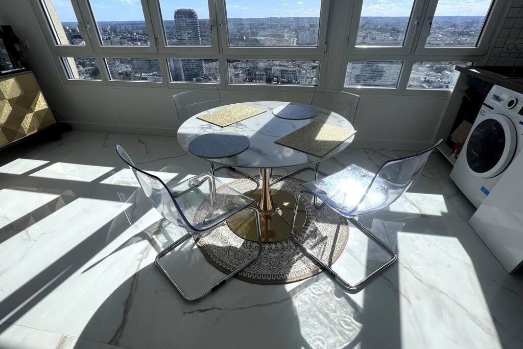 Nice Apartment With Amazing View Of Paris + Parking ภายนอก รูปภาพ