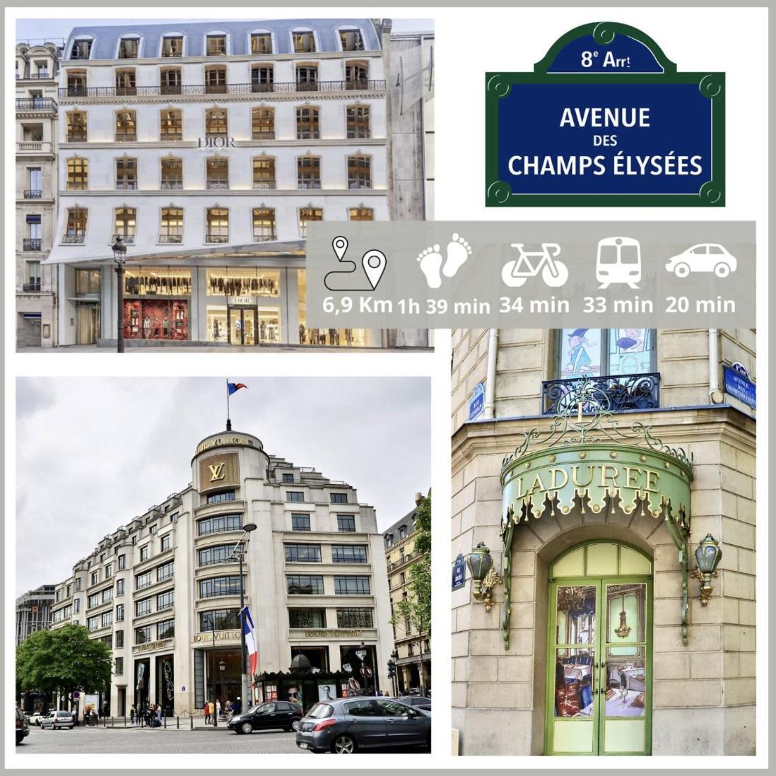 Nice Apartment With Amazing View Of Paris + Parking ภายนอก รูปภาพ